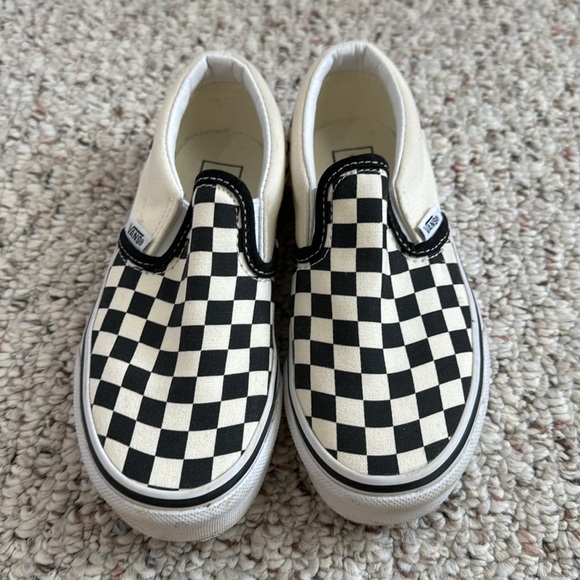 Vans checkerboard shoes black and white  size 13.5 - Picture 3 of 7